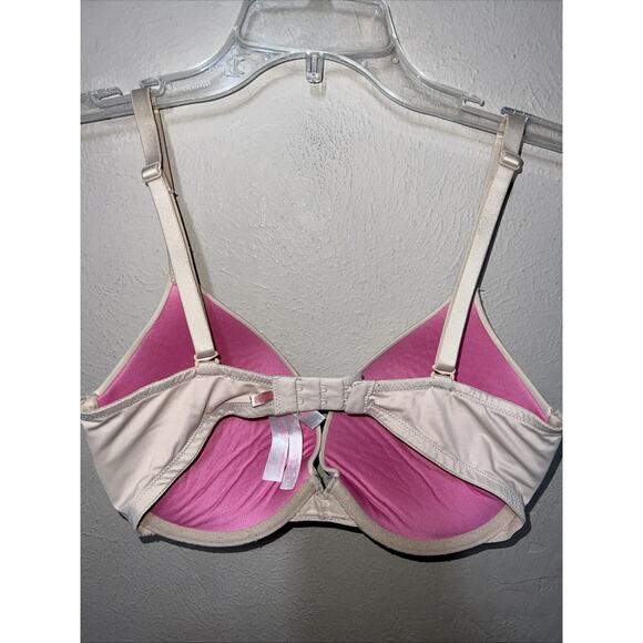 Victoria's Secret PINK Wear Everywhere 32DD Bra Beige Push Up Padded Tan - Picture 8 of 13